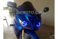 2005 - 2006 ZX6R ZX-6R  636 HID BiXenon Projector kit with angel eyes halo MC-MH1